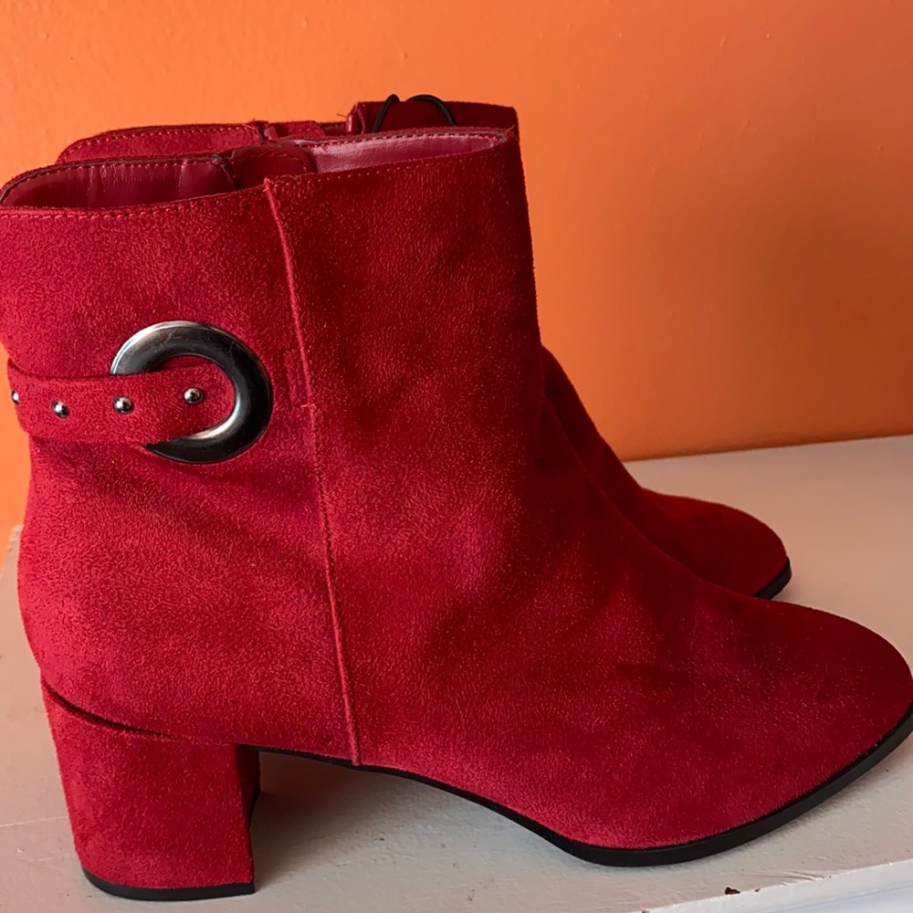Red booties